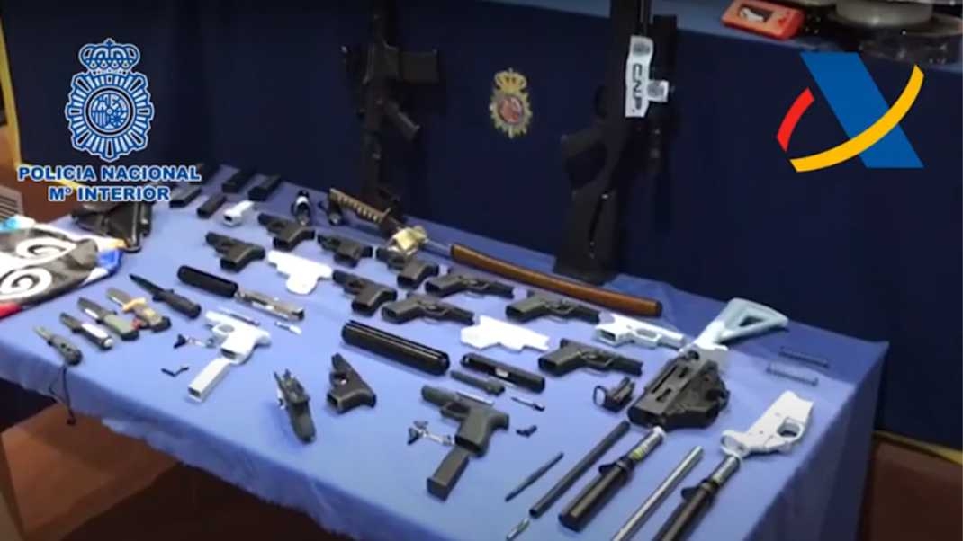 Spanish police discover workshop where weapons are made with …