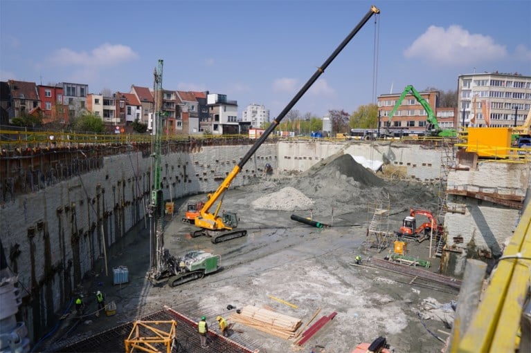 De nieuwste attractie in Gentbrugge en Ledeberg: een enorme bouwput
