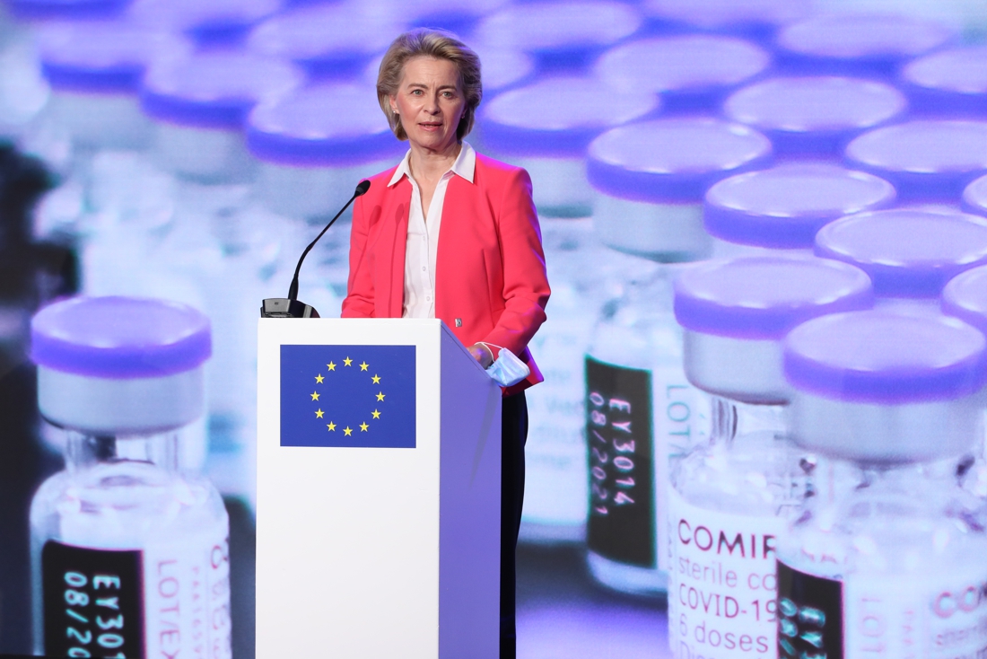 Ursula von der Leyen: “Vaccination campaign is being accelerated.  70 …