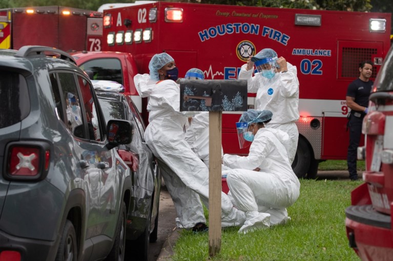 Amerikaanse politie treft 90 migranten aan in huis in Houston