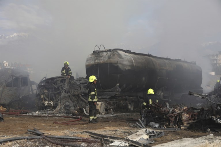 Zeven doden bij verwoestende brand na ontploffing aan tankstation in Afghaanse hoofdstad Kaboel