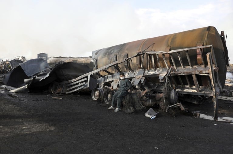 Zeven doden bij verwoestende brand na ontploffing aan tankstation in Afghaanse hoofdstad Kaboel
