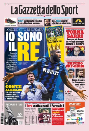 “Koning” Romelu Lukaku deelt steek uit aan Ibrahimovic en kijkt alweer vooruit na titel met Inter: “Nu ga ik voor het EK”