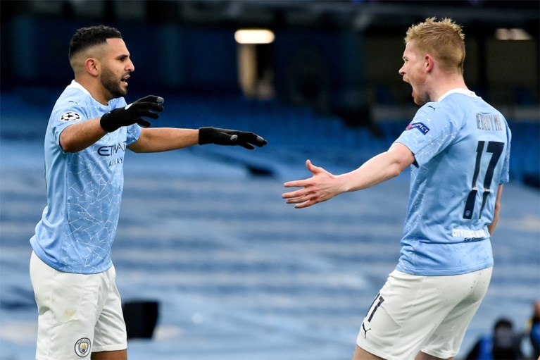 Manchester City en Kevin De Bruyne mogen naar finale Champions League na twee doelpunten van Riyad Mahrez tegen PSG