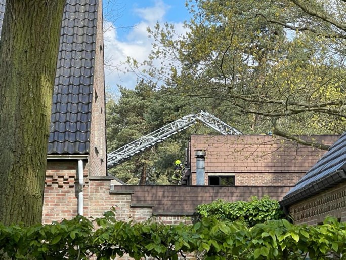 Hevige woningbrand in Brasschaat