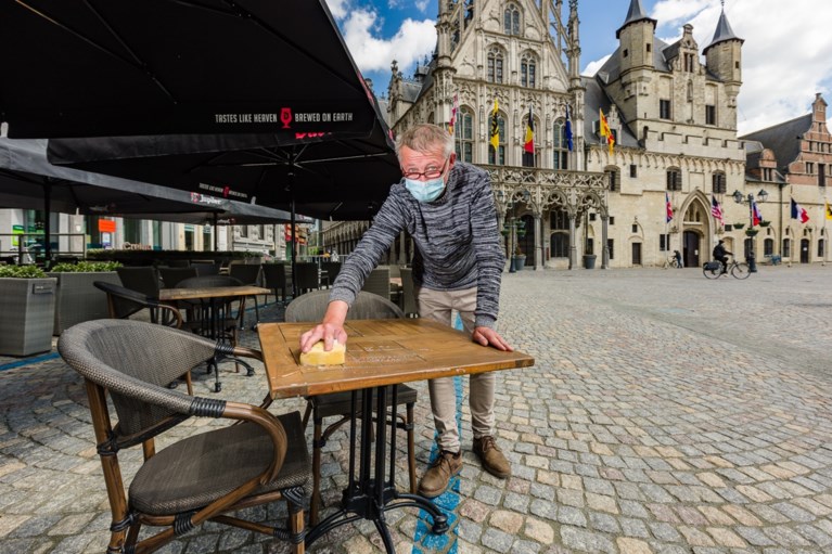 Mechelse horeca mag al zeker tot in voorjaar 2022 grotere terrassen zetten
