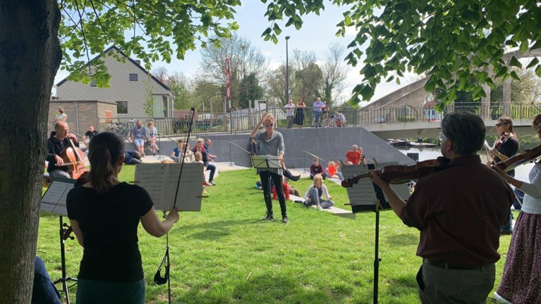 Drongense strijkers eren coronaslachtoffers: “Muzikanten moeten al te lang de pauzeknop indrukken”