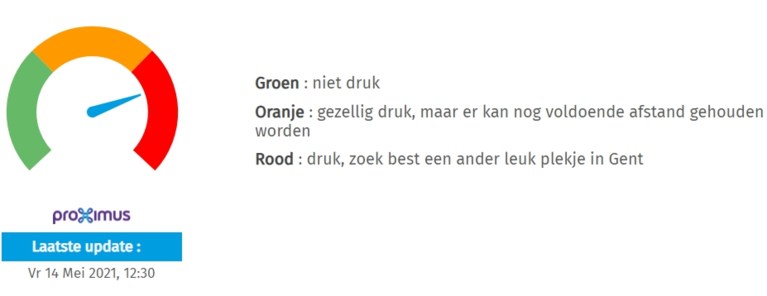 ‘Code rood’ in centrum Gent: drukste dag sinds het uitbreken van de coronacrisis