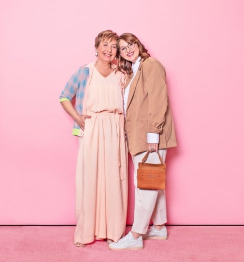 Metamorfose na een donker jaar: de make-over van mama Carine en dochter Hanne