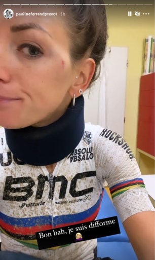 Alleskunner en wereldkampioene Pauline Ferrand-Prévot valt zwaar tijdens wedstrijd: “Ik kon enkele minuten niet ademen”