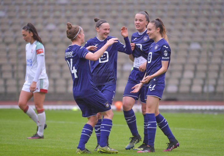 Anderlecht voor vierde opeenvolgende keer kampioen in Women’s Super League na 2-0 zege tegen OHL