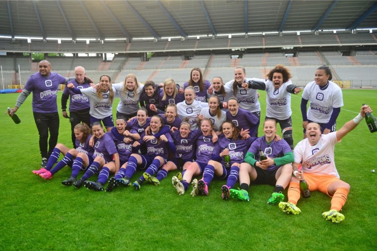 Anderlecht voor vierde opeenvolgende keer kampioen in Women’s Super League na 2-0 zege tegen OHL