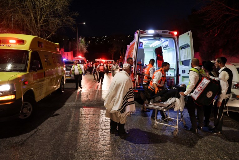 Tientallen gewonden door instorten tribune van synagoge nabij Jeruzalem