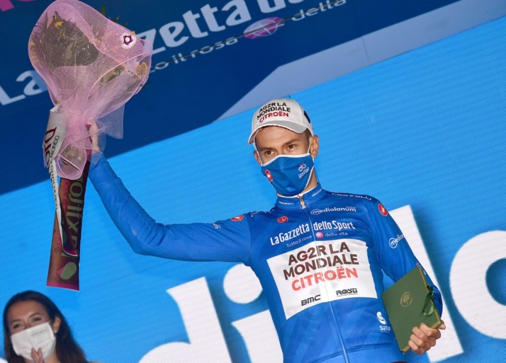 Geoffrey Bouchard geloofde heilig in Giro-ritwinst, maar eindigde in tranen: “Je hebt goede benen nodig en ook een portie geluk”
