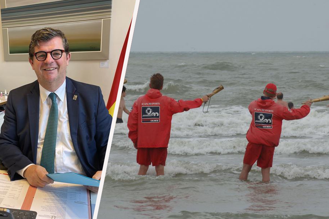 Tommelein calls for priority vaccination for lifeguards, m … (Ostend)