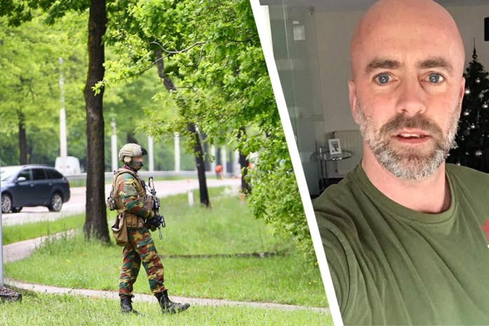 Leger en politie verzamelen weer rond omgeving van auto ...