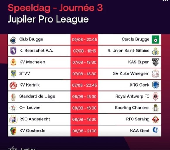 Het EK moet nog beginnen en daar is de nieuwe competitiekalender al: topper op speeldag 1 en al uitgestelde match