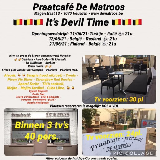 Schermen genoeg: hier kan u morgen juichen voor de Rode Duivels
