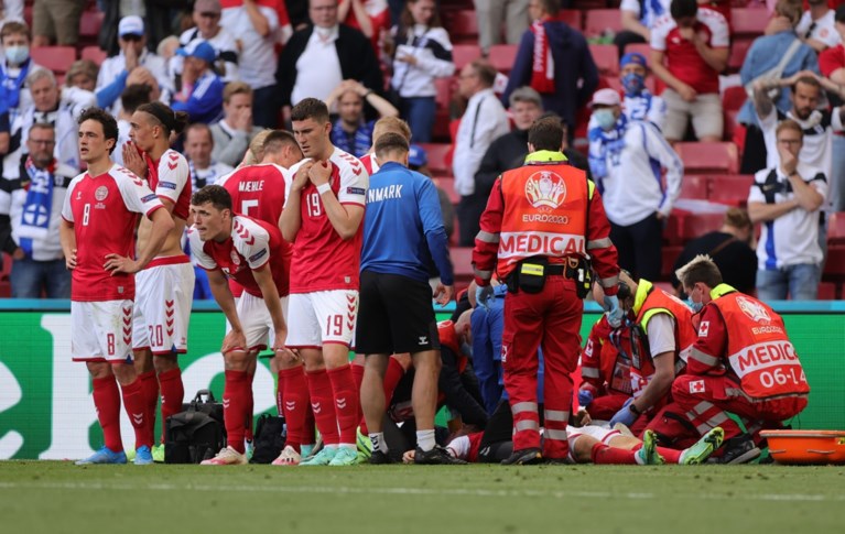 En nu de sportieve dreun? “Christian Eriksen is een paar minuten gestorven, kans is klein dat hij ooit nog zal voetballen”