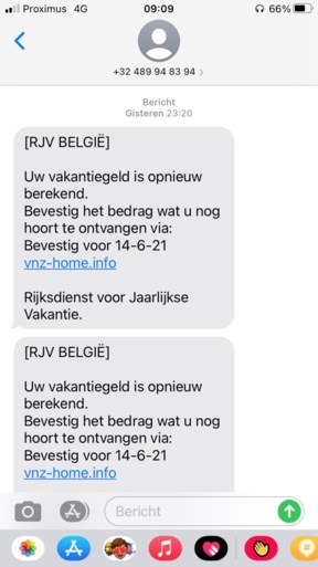 Gevaarlijke phishingmail over vakantiegeld doet de ronde