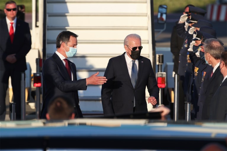 Air Force One is geland: Amerikaanse president Joe Biden komt aan in België