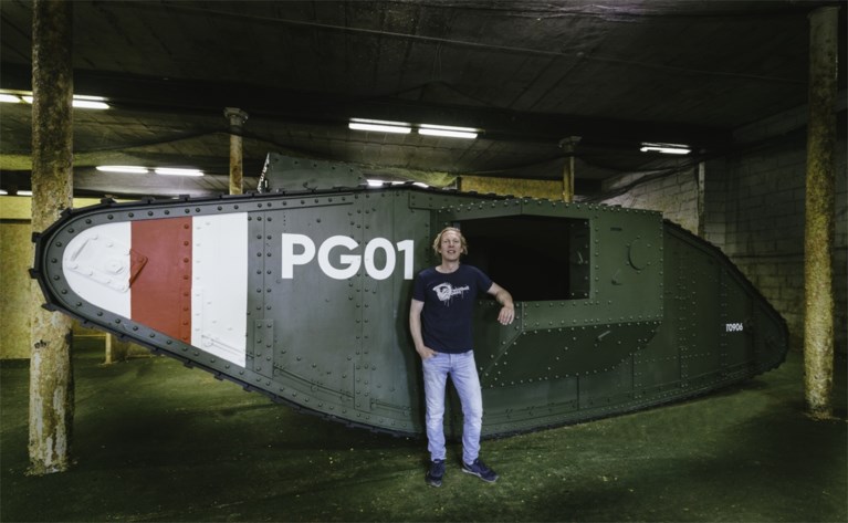 Oorlog in Gent! Paintball Gent bouwt tank uit Eerste Wereldoorlog na