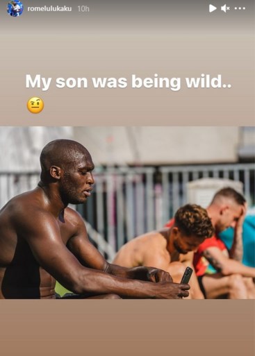 Wat een beest: Romelu Lukaku ontbloot de spieren in extra trainingssessie met Dries Mertens