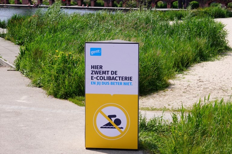 Verraderlijke onderstroom, gevaar op de bodem en een bacterie, maar toch massa volk op illegale zwemspot