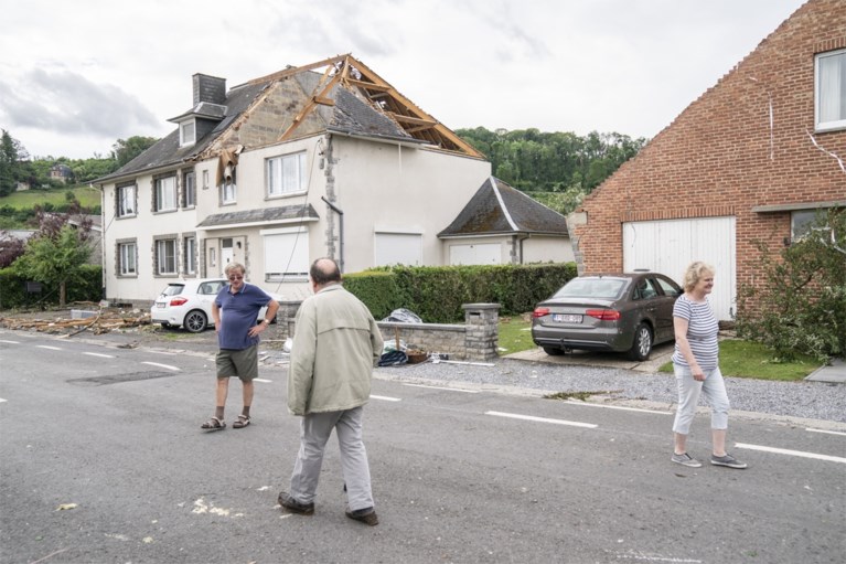 IN BEELD. Tornado veroorzaakt veel schade in Wallonië