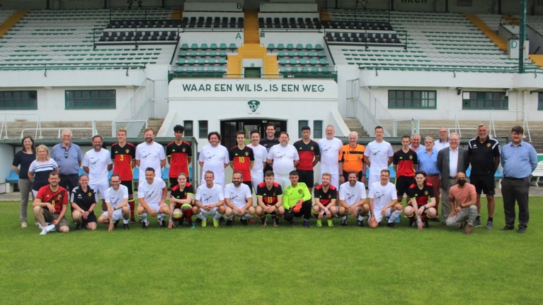Nationaal Unified-team wint eerste wedstrijd tegen BV’s op veld van Racing Mechelen