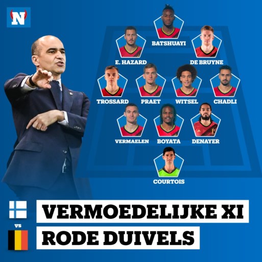 De vermoedelijke opstelling van de Rode Duivels tegen Finland: krijgt Leandro Trossard eerste speelkans?