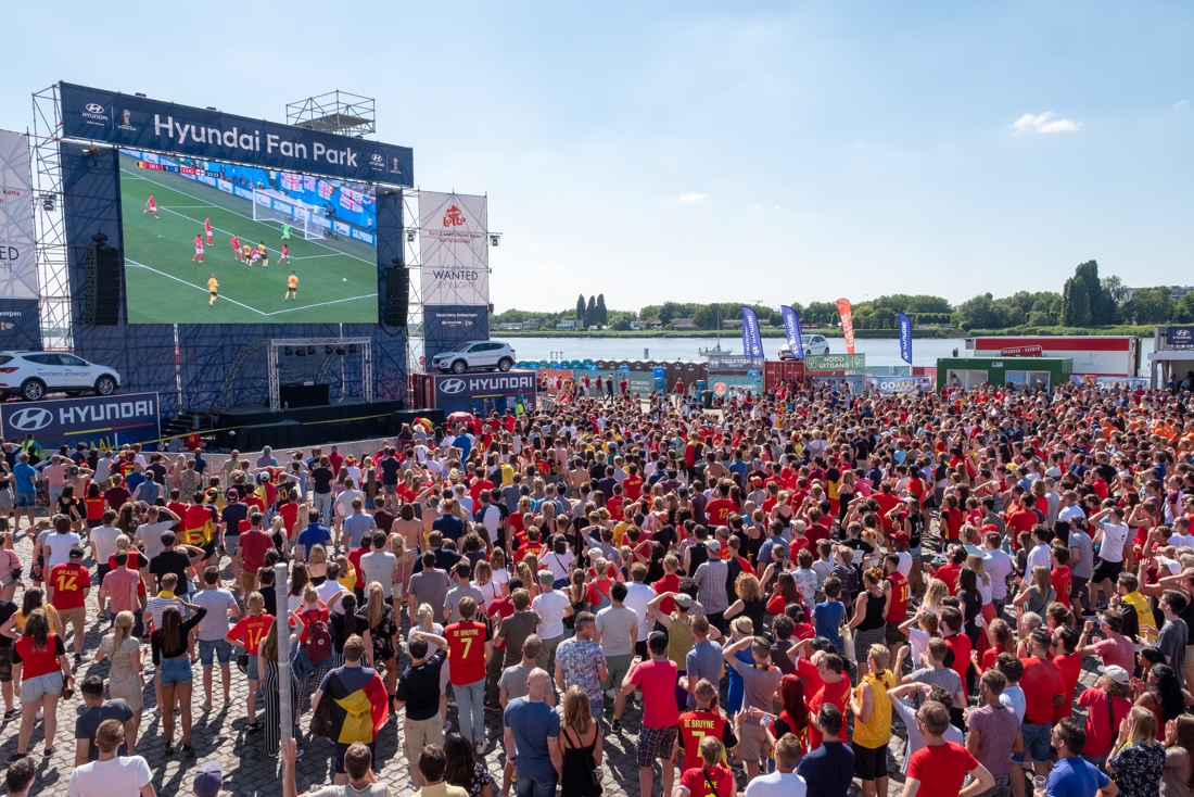 Geen megaschermen voor Rode Duivels, zelfs al halen ze finale: “Het sop