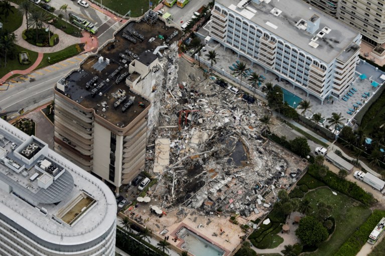 Balans in Miami loopt op na instorting appartementsgebouw: minstens vier doden en 159 vermisten