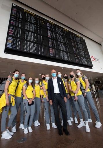First athletes of Team Belgium left for Tokyo: “We have been looking forward to this for more than a year”