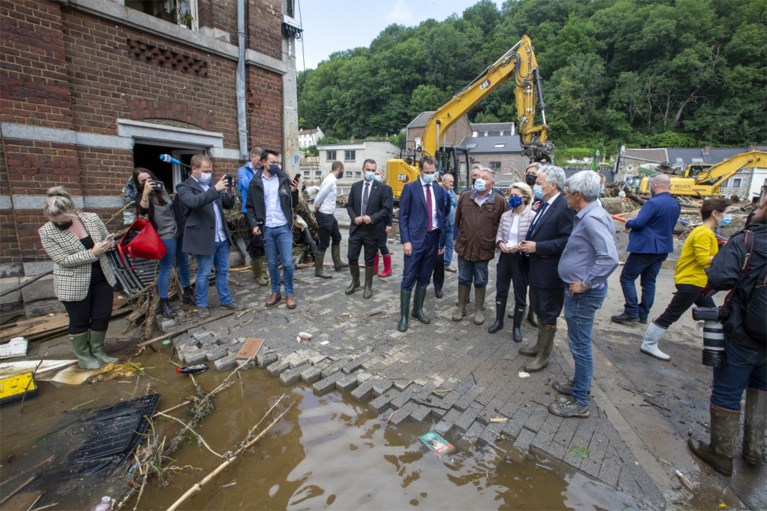 Premier De Croo en Commissievoorzitter Von der Leyen steken slachtoffers Pepinster hart onder de riem