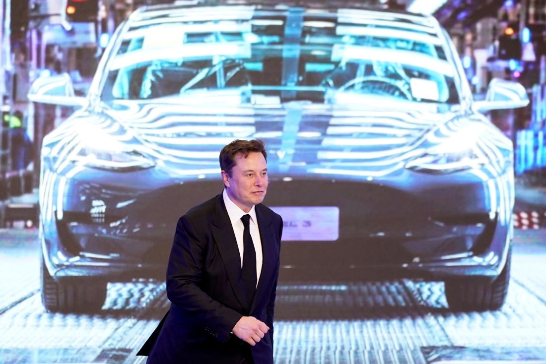 Tesla doubles sales and hits  billion mark