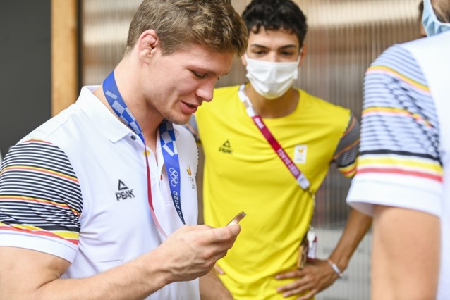 Matthias Casse, de dag nadien: "Mijn medaille lag de hele ...