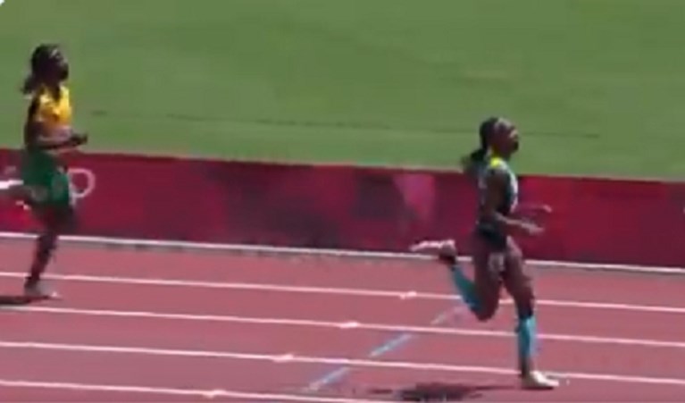 Uitbollen is niet altijd een goed idee: Jamaicaanse favoriete uitgeschakeld op 200 meter door dramatische misrekening