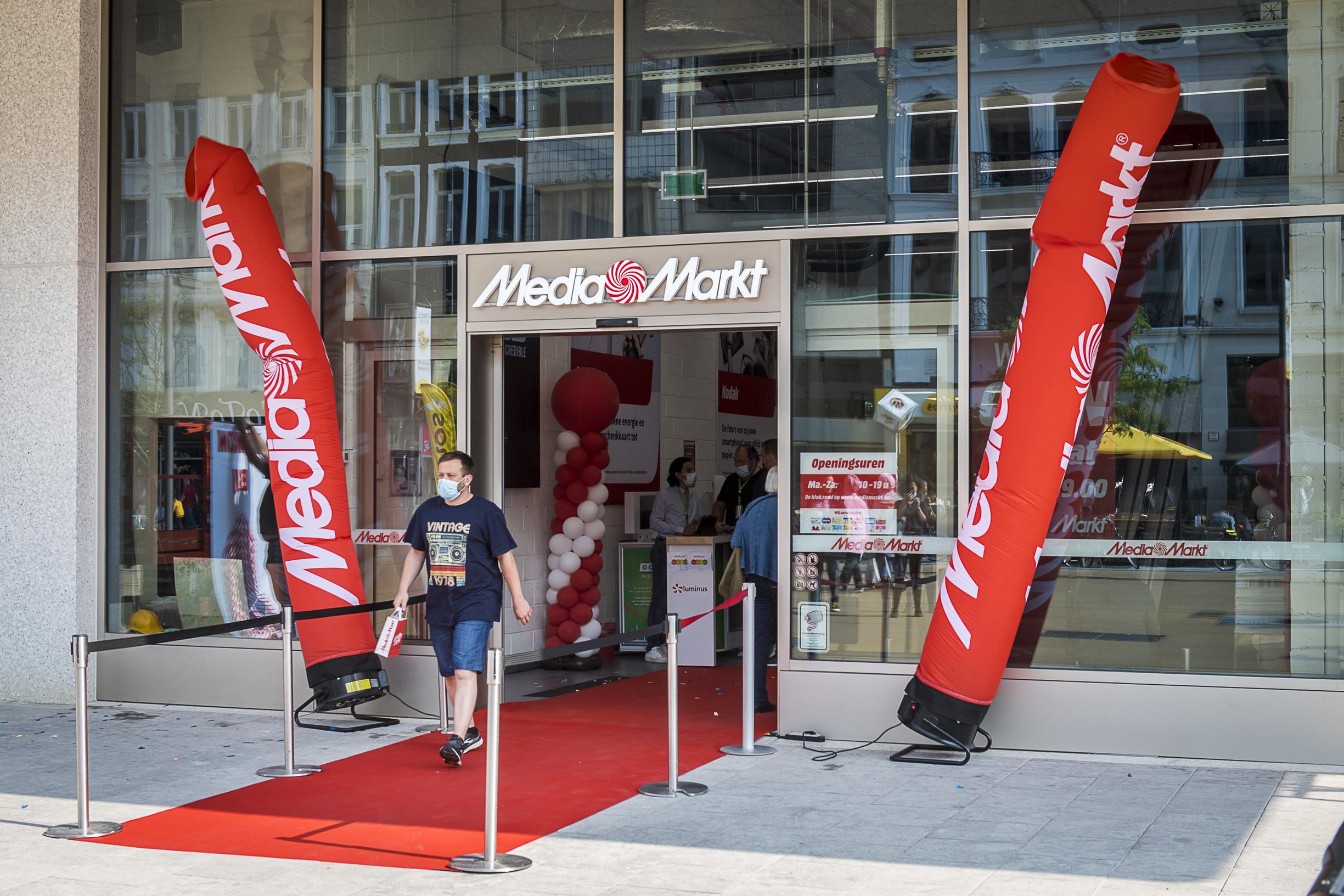 soort Aan het liegen Aanvulling Eerste winkel in Antwerp Tower: feestelijke opening Media Markt (Antwerpen)  | Het Nieuwsblad Mobile