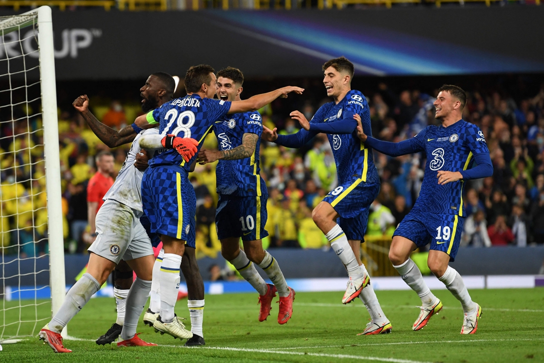 Chelsea win European Supercup after penalties against Villar…