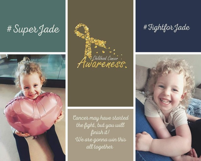 Crowdfunding voor Deurnese kleuter Jade die deze zomer zeldzame kankerdiagnose kreeg 