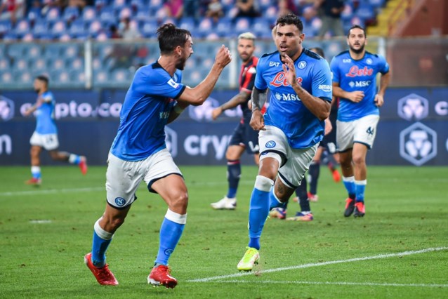 Napoli wint zonder geblesseerde Dries Mertens op bezoek bij Zinho Vanheusden