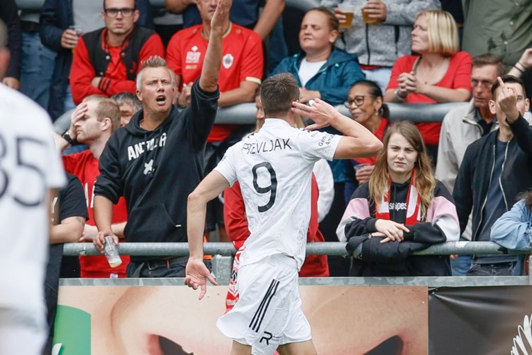 Antwerp kan nog eens winnen: topschutter Michael Frey bezorgt Great Old felbevochten zege tegen revelatie Eupen