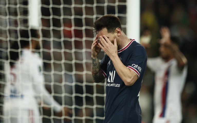 Nu al probleem-Messi? PSG wint in extremis topper tegen Lyon, maar misnoegde Argentijn wordt vroegtijdig gewisseld