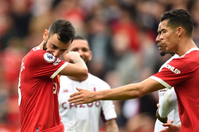 Ook Manchester United verliest voor het eerst: Bruno Fernandes is antiheld met gemiste penalty in blessuretijd