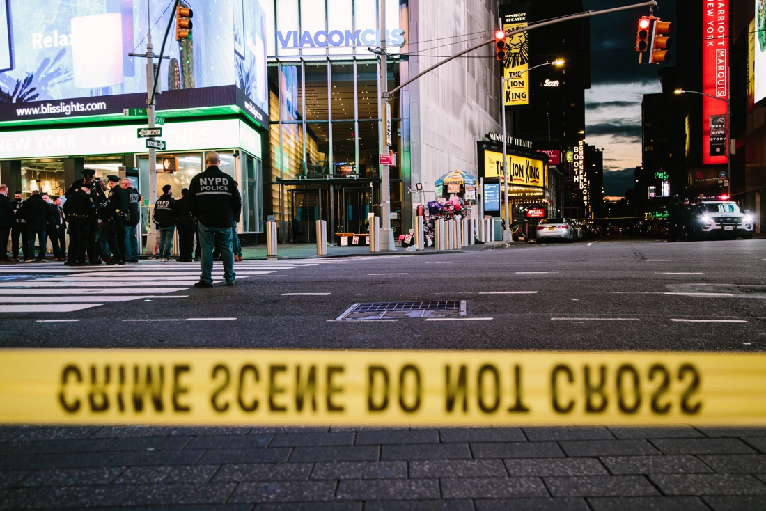 Another shot fired at Times Square in New York: thirty-something …