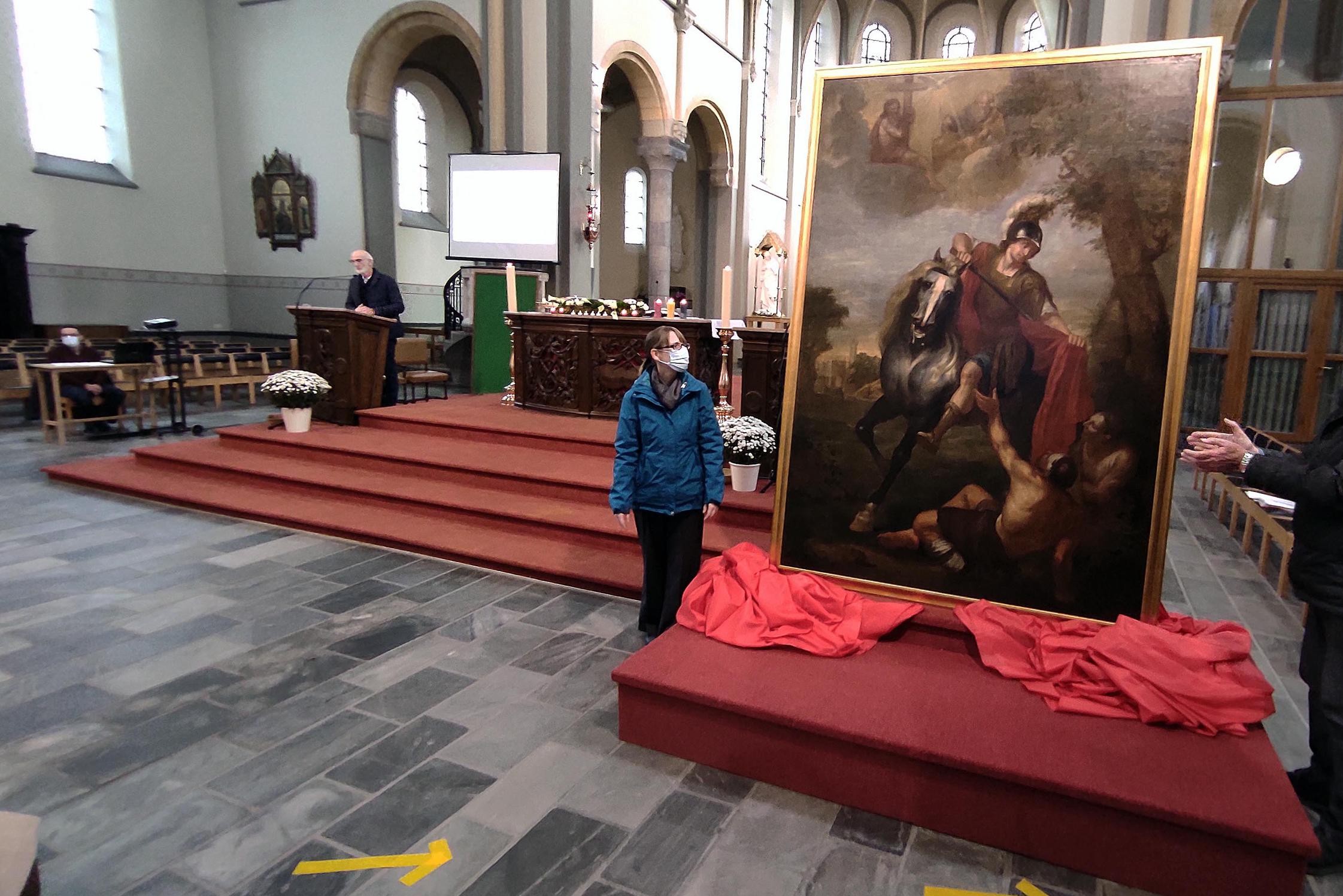 Restauratie Van Waardevol Schilderij In Sint-Martinuskerk Na Drie Jaar ...