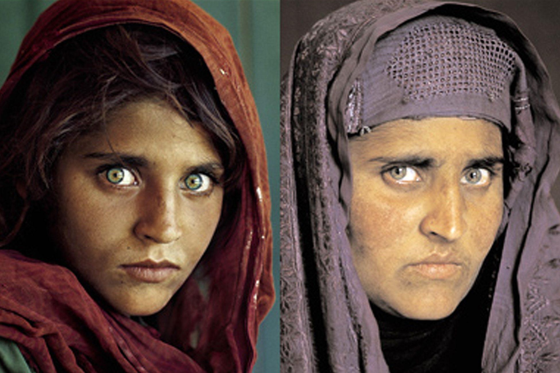 ‘Donna afgana dagli occhi verdi’ deportata in Italia