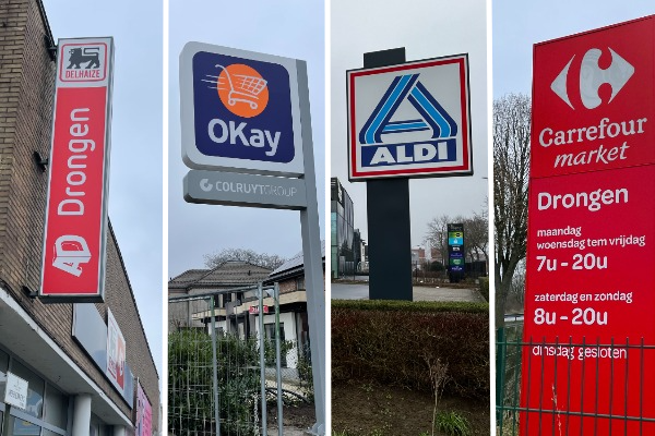 Battle for the shopping cart in Drongen: one supermarket for every 3,000 inhabitants (Ghent)