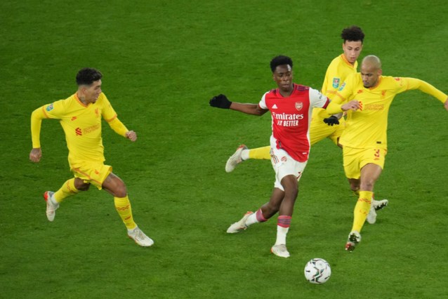 Liverpool klopt Arsenal en staat in finale EFL Cup, Sambi Lokonga maakt 90 minuten vol
